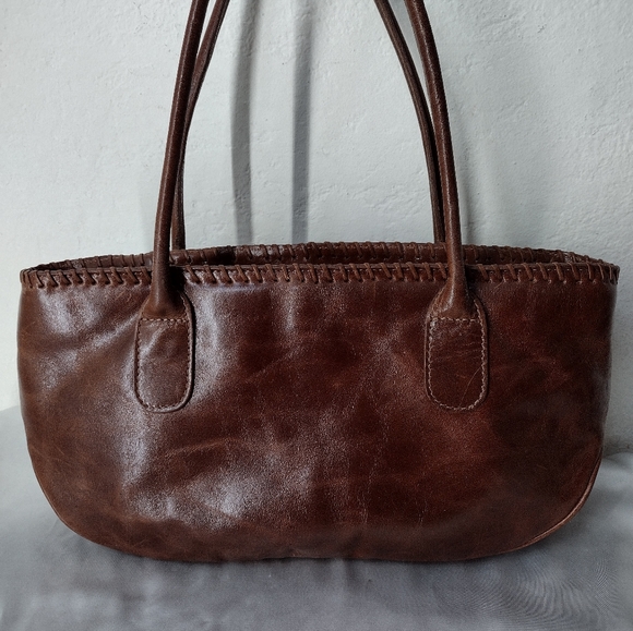 Cute brown leather handbag - Picture 2 of 5